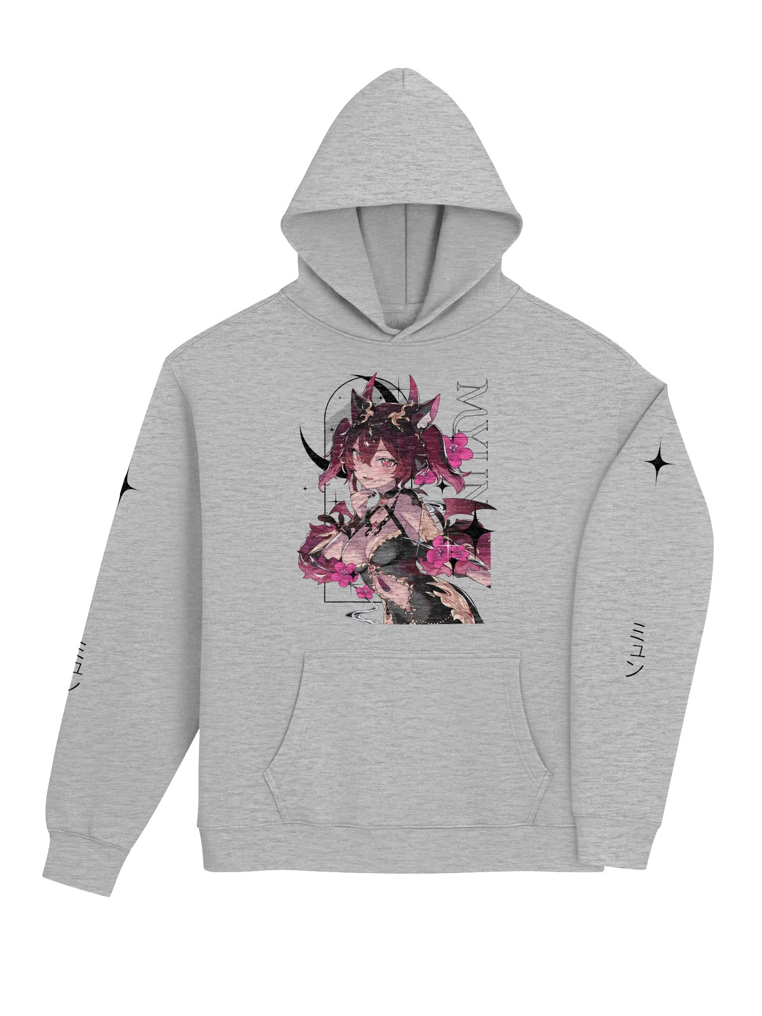 [HOODIE] MYUN – FLORAL MOON product image (4)