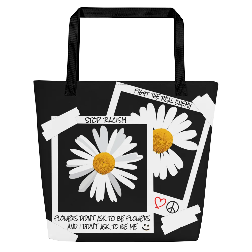 CBF-FLOWERS DIDN'T ASK AOP TOTE BAG product image (2)