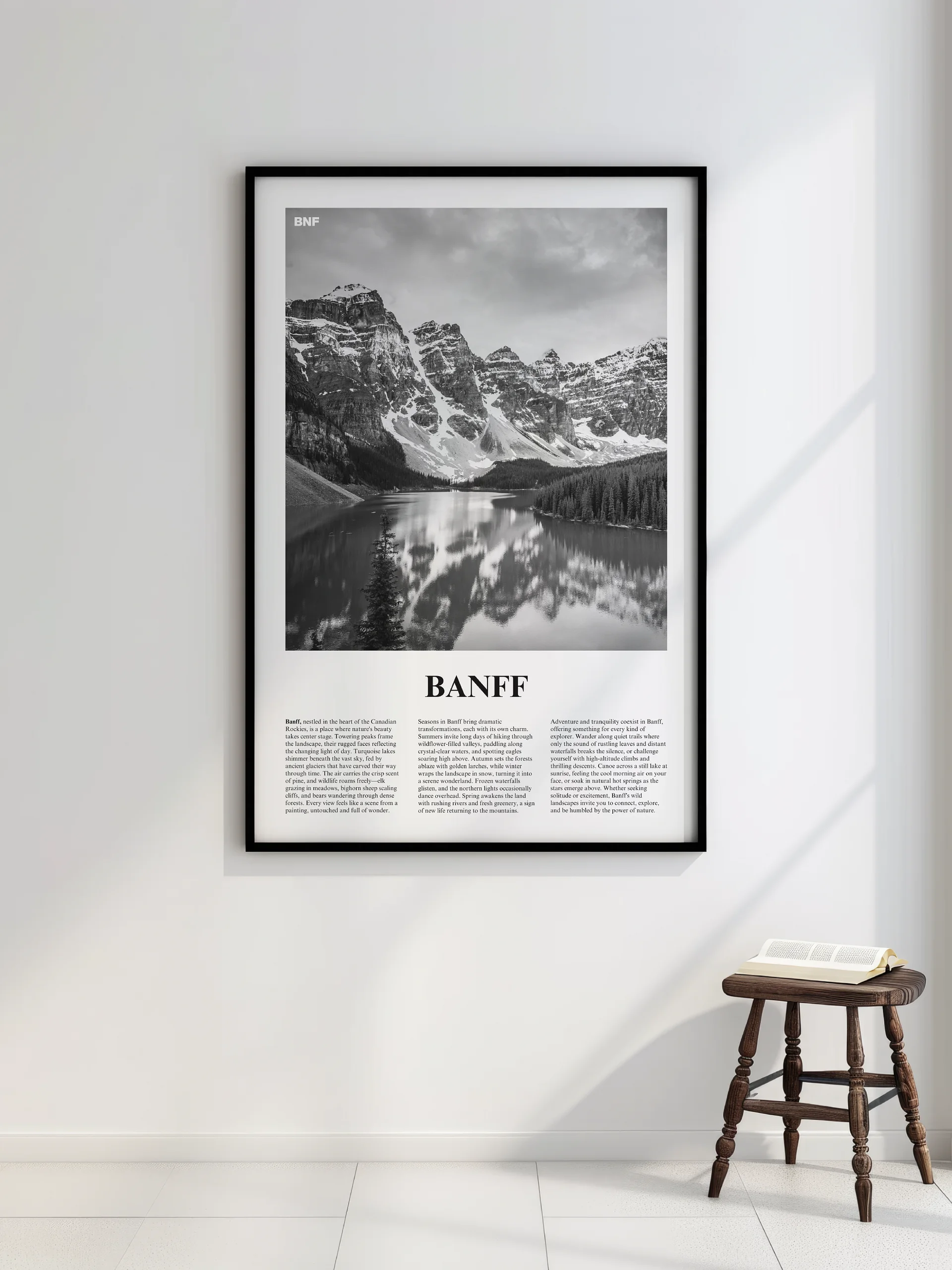 Banff 01 Newspaper Poster | Framed product image (2)