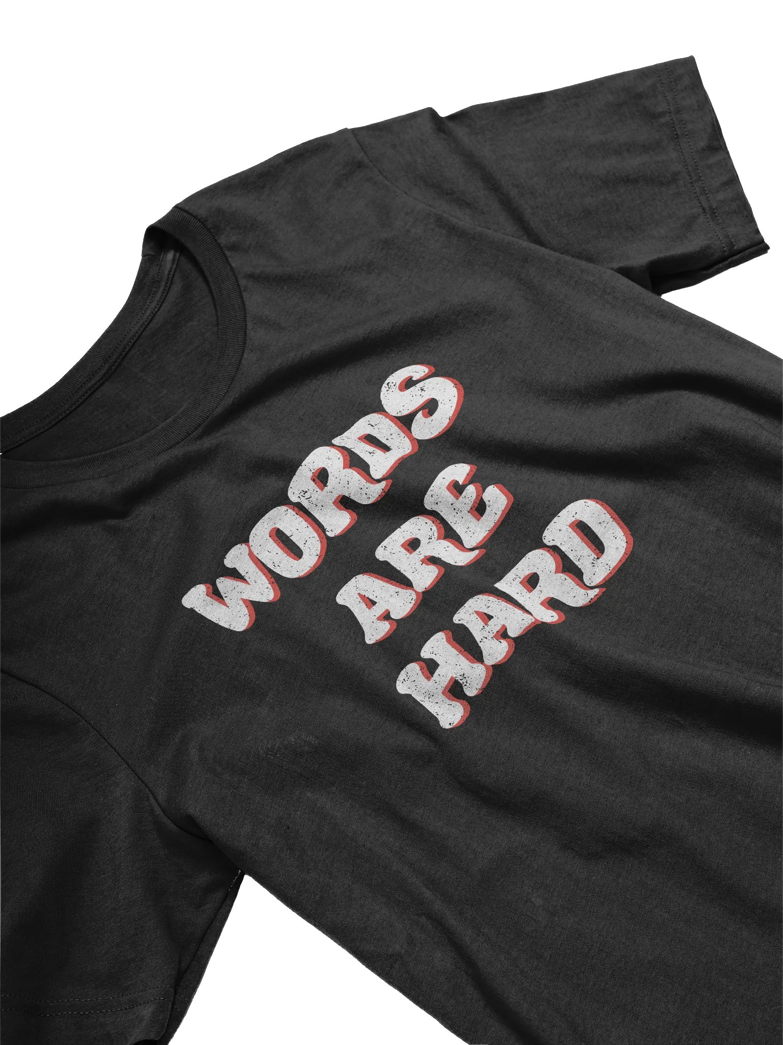 Retro Words Are Hard Tee product image (5)
