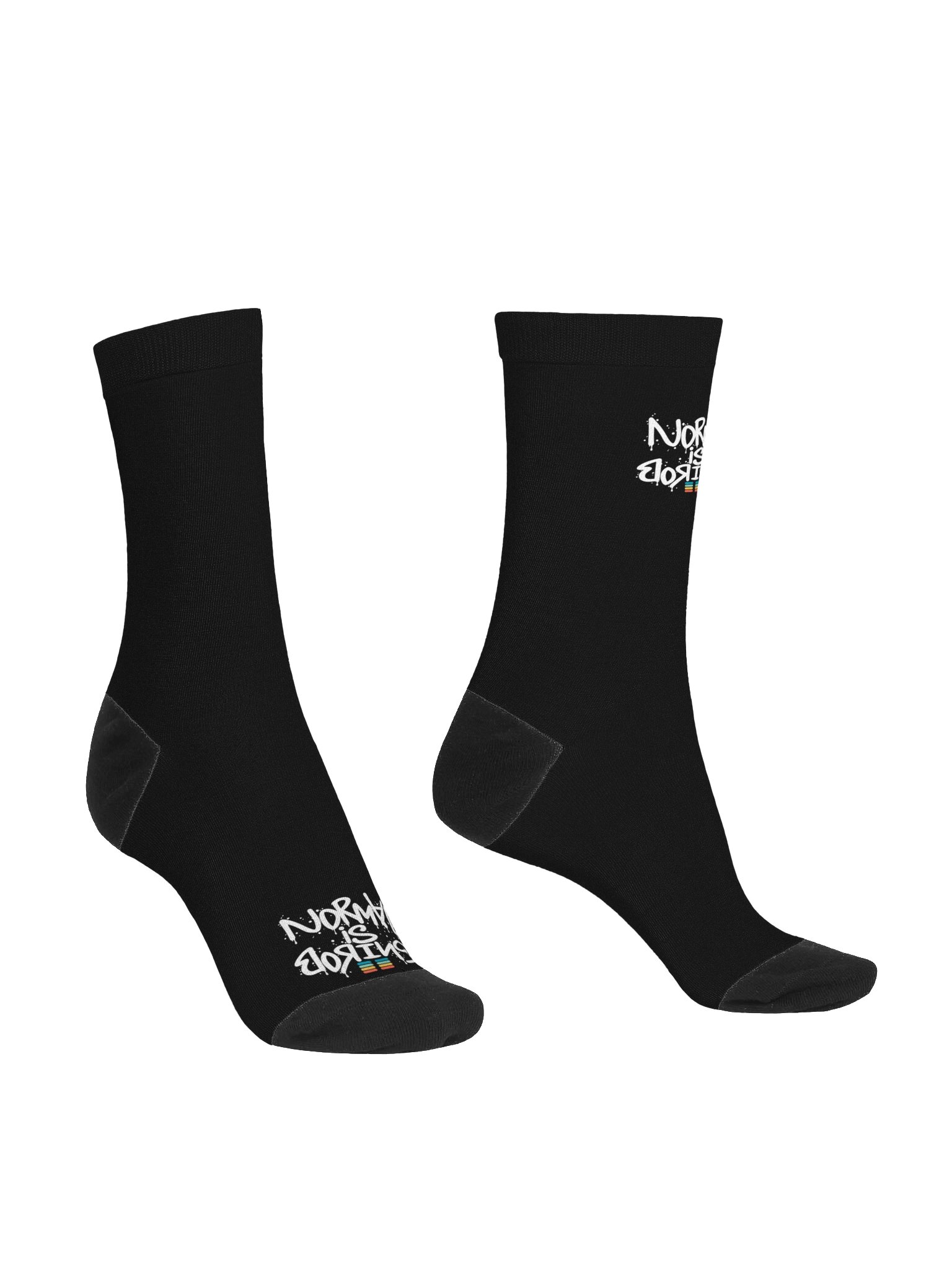SEEN | Normal Is Boring Statement Socks product image (3)