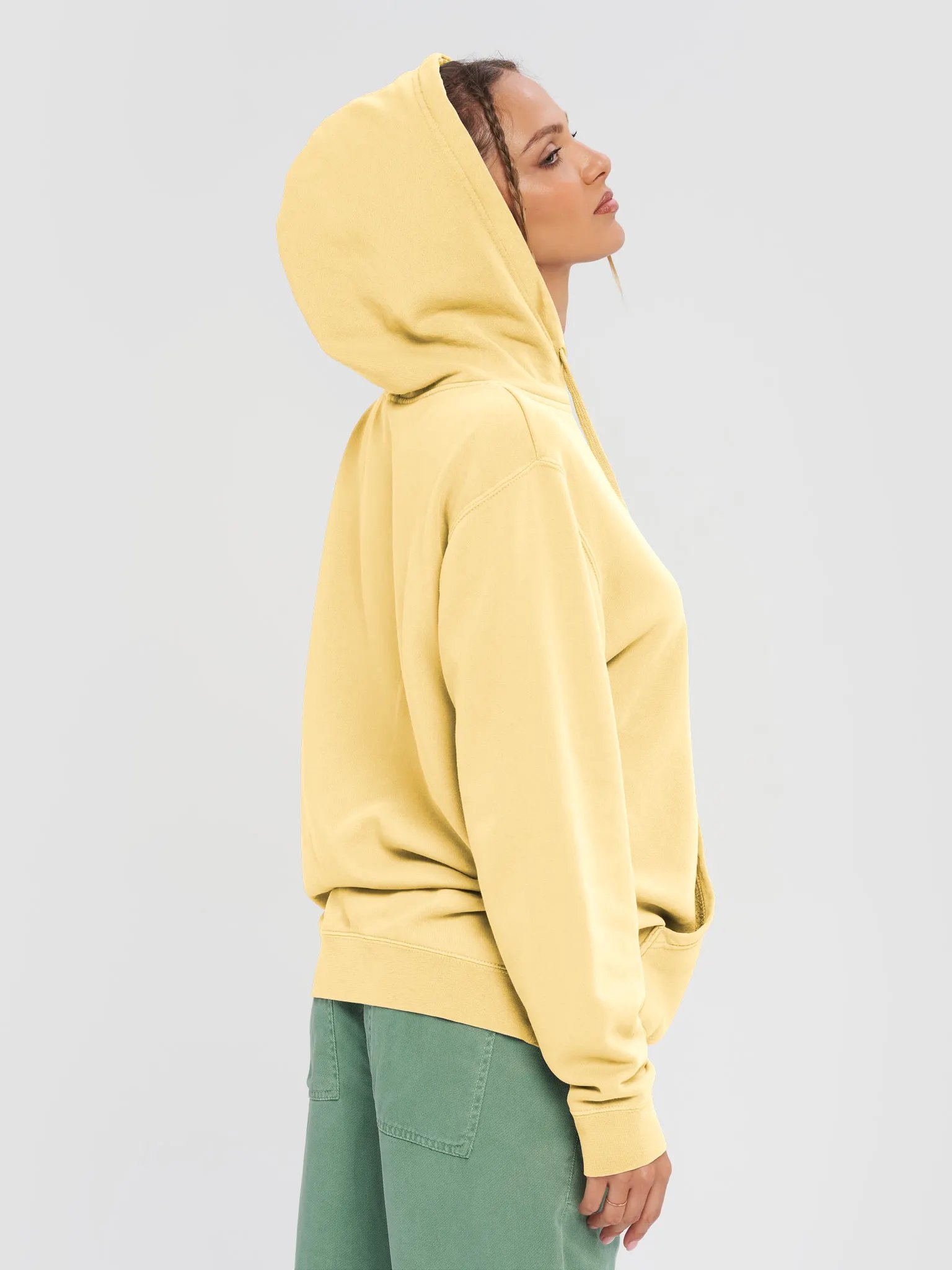 ADHD Pigment Dye Yellow Hoodie product image (5)