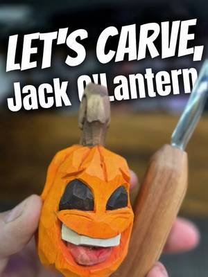 Lets Carve a Jack O'Lantern and just to point it out, this is also a fun pumpkin tutorial if you just skip the face!  😊😊 How to get into carving... You need several things, a sharp knife, a leather strop with compound for honing your blade, safety gloves (A5 or better) and basswood (to carve like i do at least.) Solid Knife brands, Flexcut, Badger State Blades (USA), Mstein (Europe) there are a lot of great knife brands.  Stay away from kits on amazon of several knives.  They're much much lower quality with inconsistently tempered steel. (What that means is its not hardened, and so it won't stay sharp easy, meaning you're fighting the knife and dont understand why its harder for you to carve when its easy for others.) Why Basswood?  Its softer than other hardwoods and holds detail well.  Learning to carve with basswood is akin to learning to drive on an automatic. It simplifies and streamlines learning.  Woods like Walnut and oak can be carved,  but learning to carve with them as the starting point is like learning to drive on an 18 wheeler Semi Truck with manual transmission.  Its needlessly difficult.  In europe, the equivalent is Linden, in Asia, Jelutong,  and in south America Caxeta is a good substitute  #woodcarving #whittling #stepbystep #tutorial #stem 