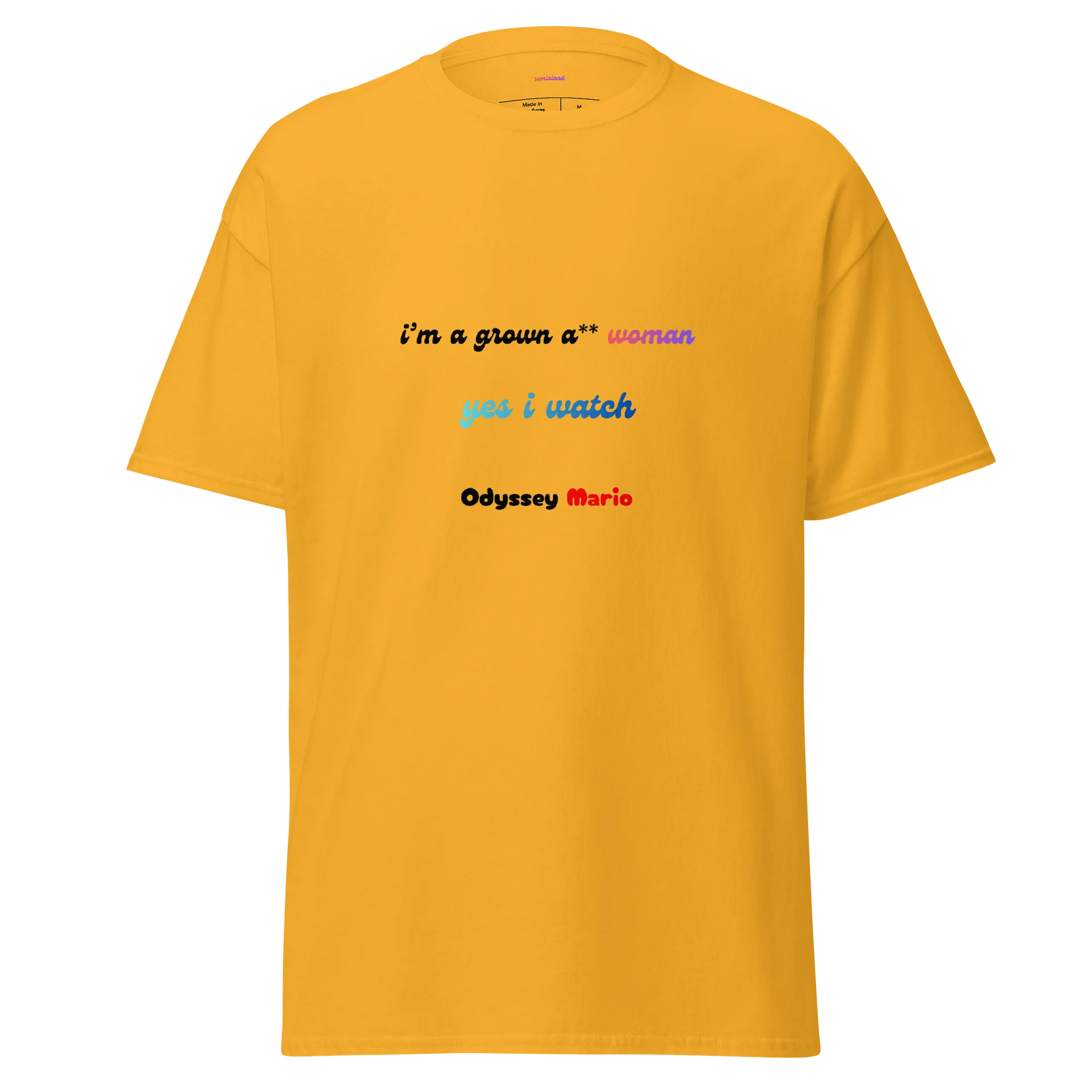 yes i watch Odyssey Mario T-Shirt - Women Edition product image (1)