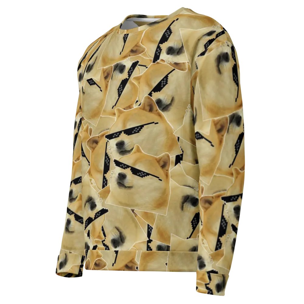 $DOGE Full Printed Unisex Sweatshirt product image (6)
