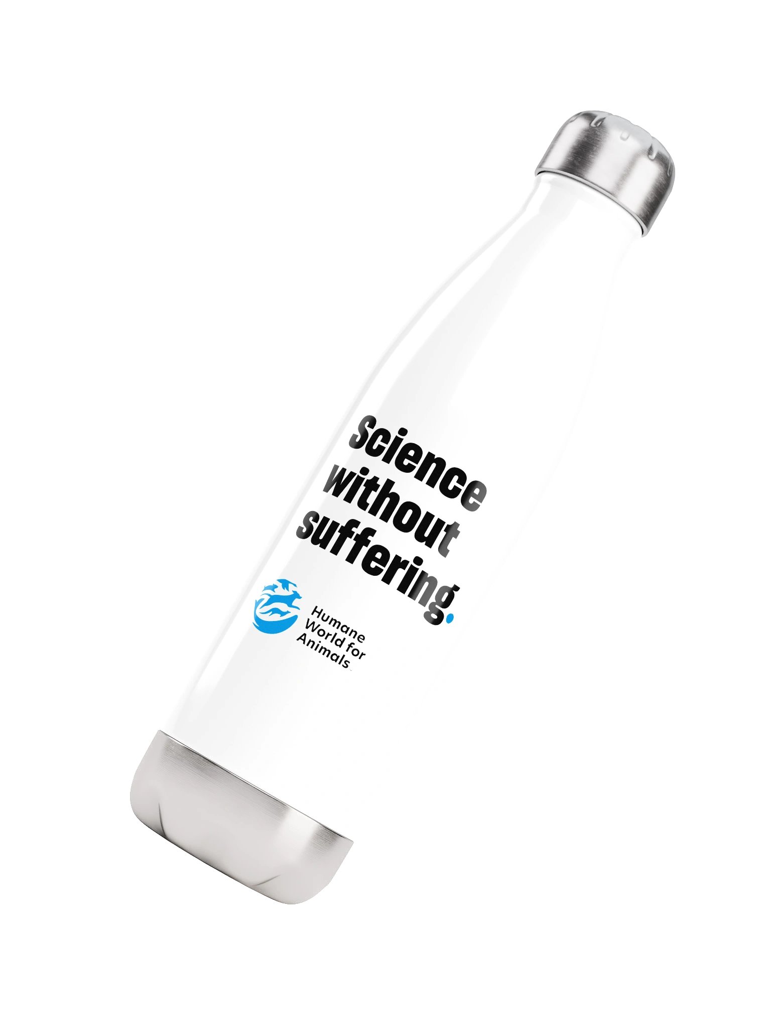 Science without suffering, Stainless Steel Water Bottle product image (4)