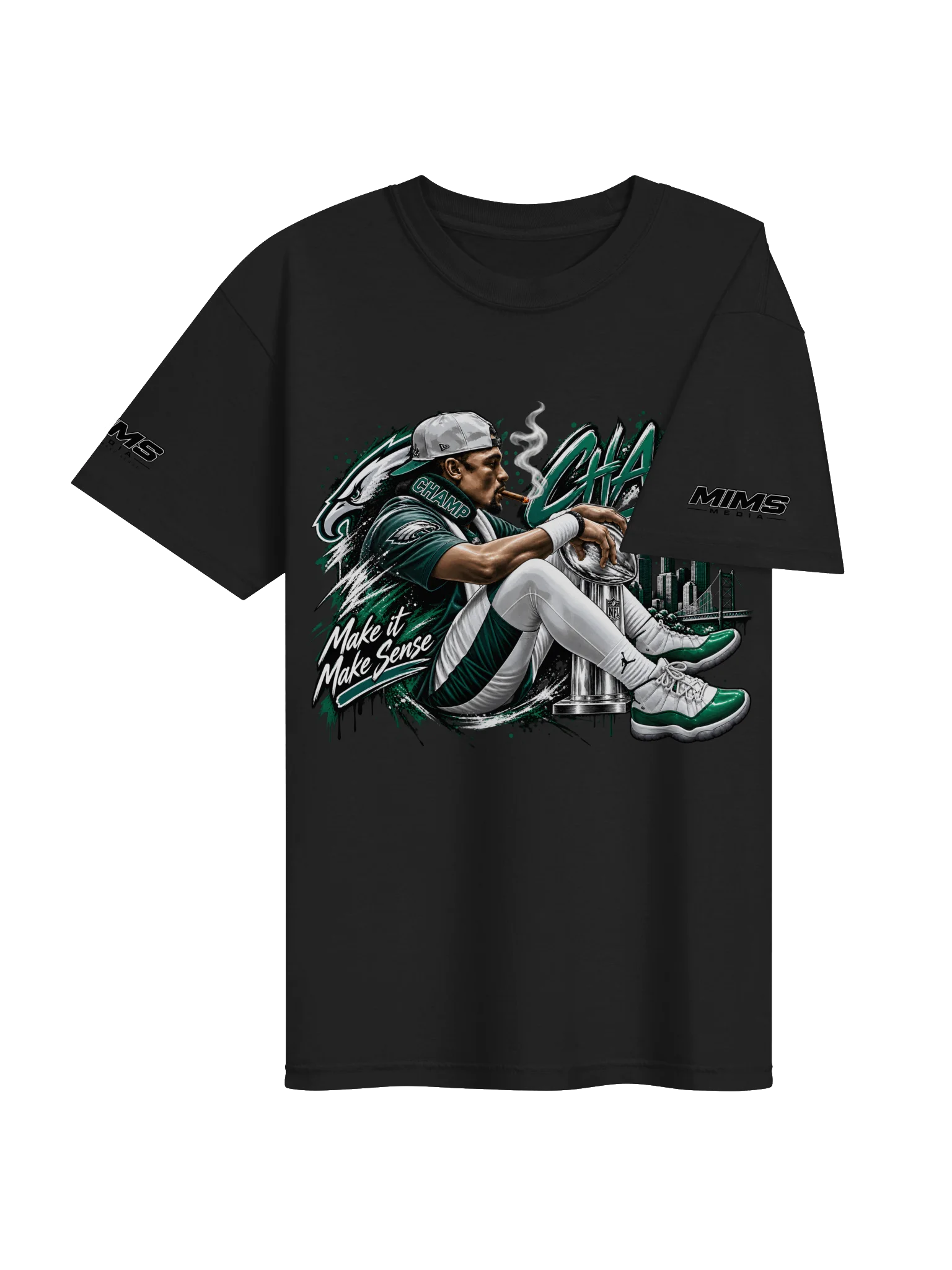 CHAMP Eagles Cigar Skyline Tee product image (12)
