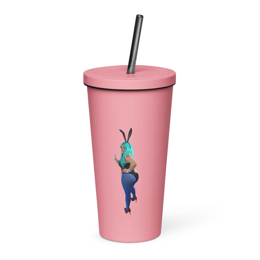 Bulma Bunny Insulated Tumbler w/ Straw product image (3)