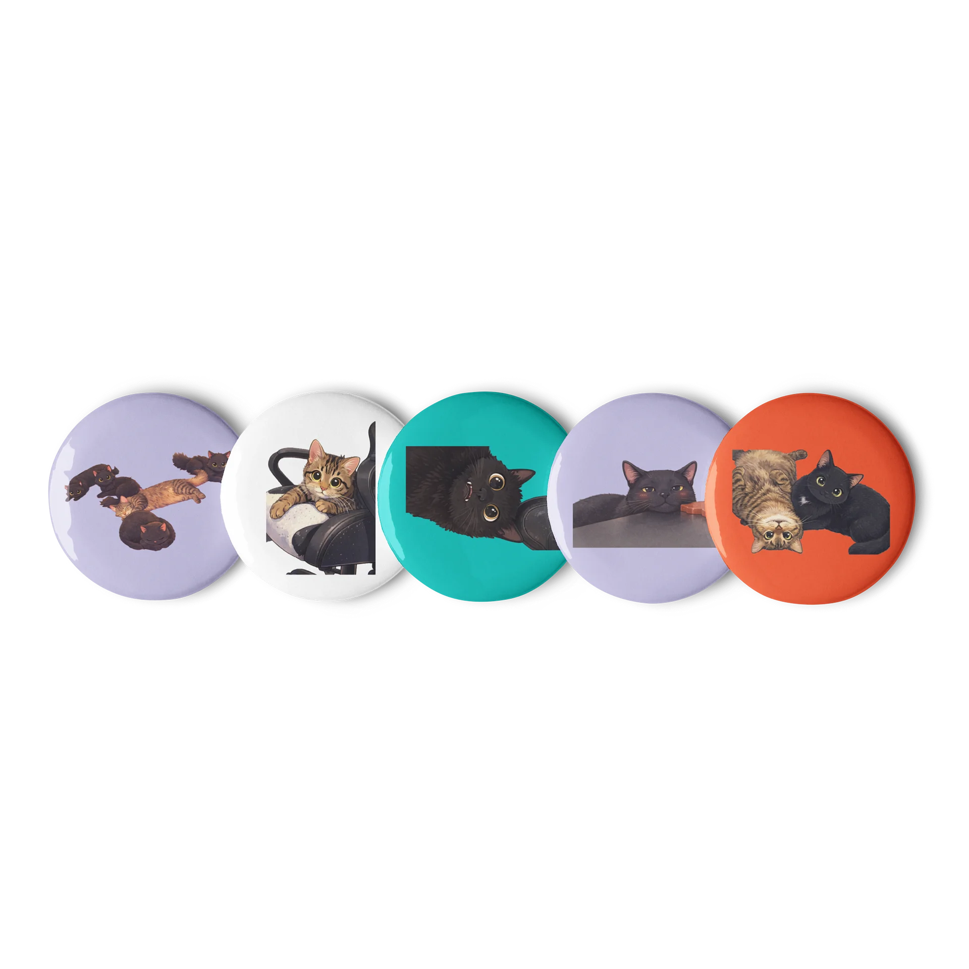 Cat brigade Button Set product image (1)