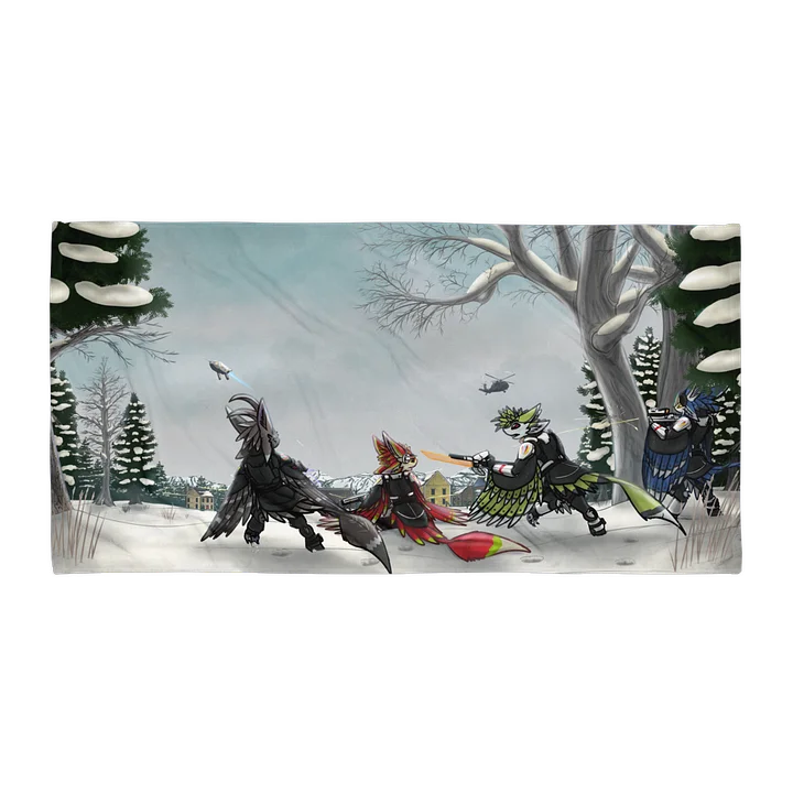 Avali: Final Battle | Earth Invasion Beach Towel product image (1)