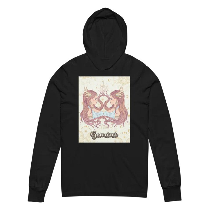 Gemini Uni-Sex Hooded Tee product image (2)