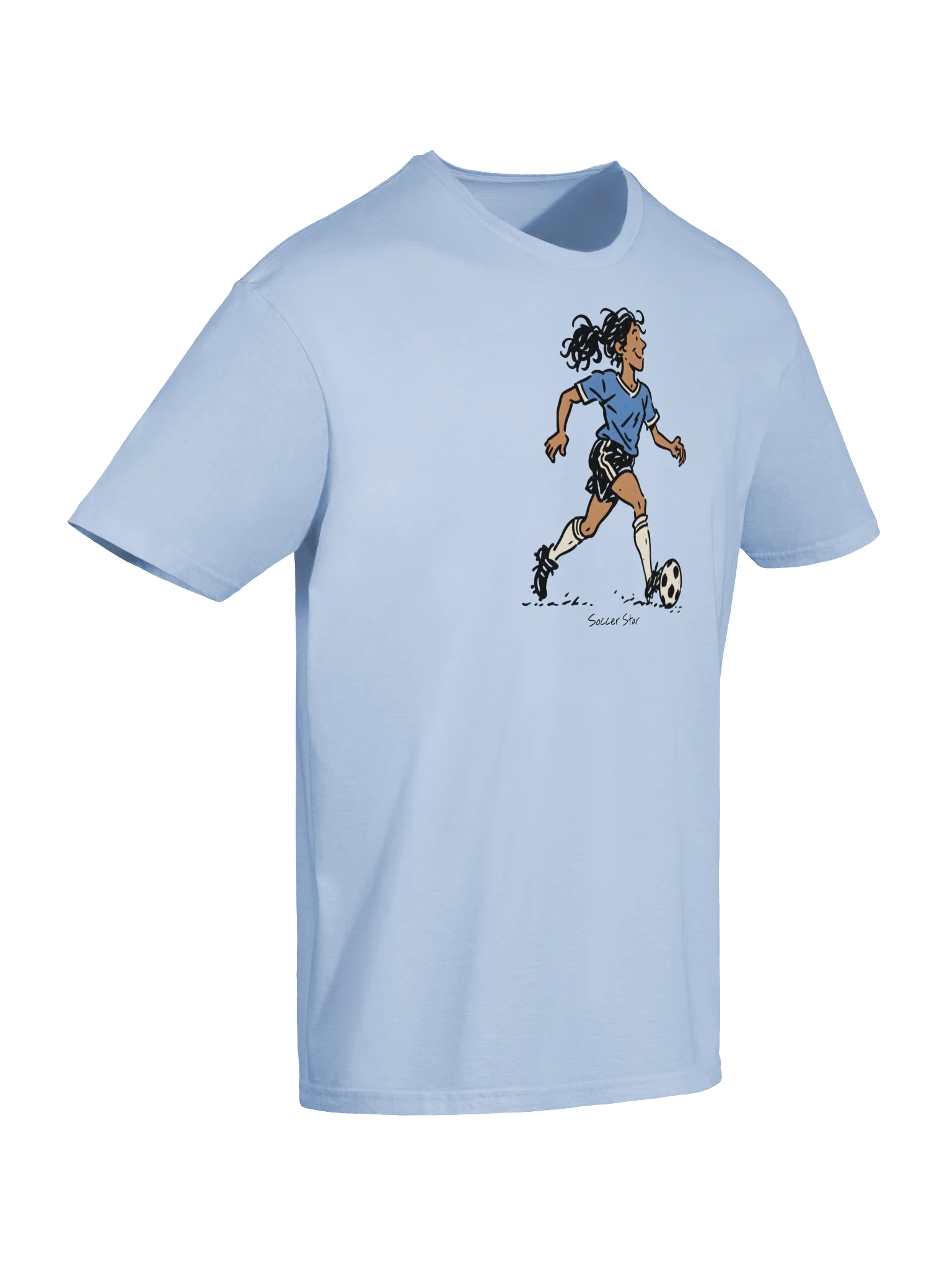 Soccer Star Cartoon Player T-Shirt product image (6)
