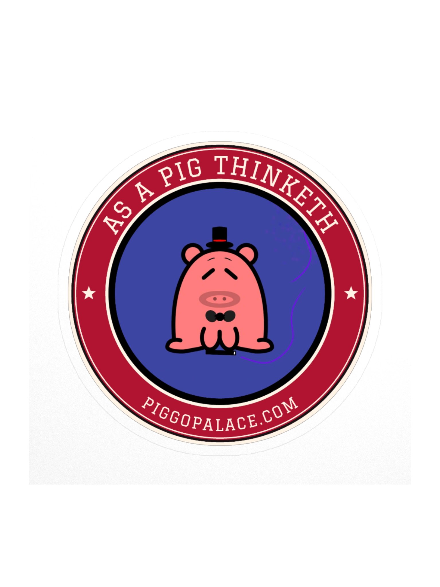 Magic Piggo Sticker | As a Pig Thinketh product image (1)