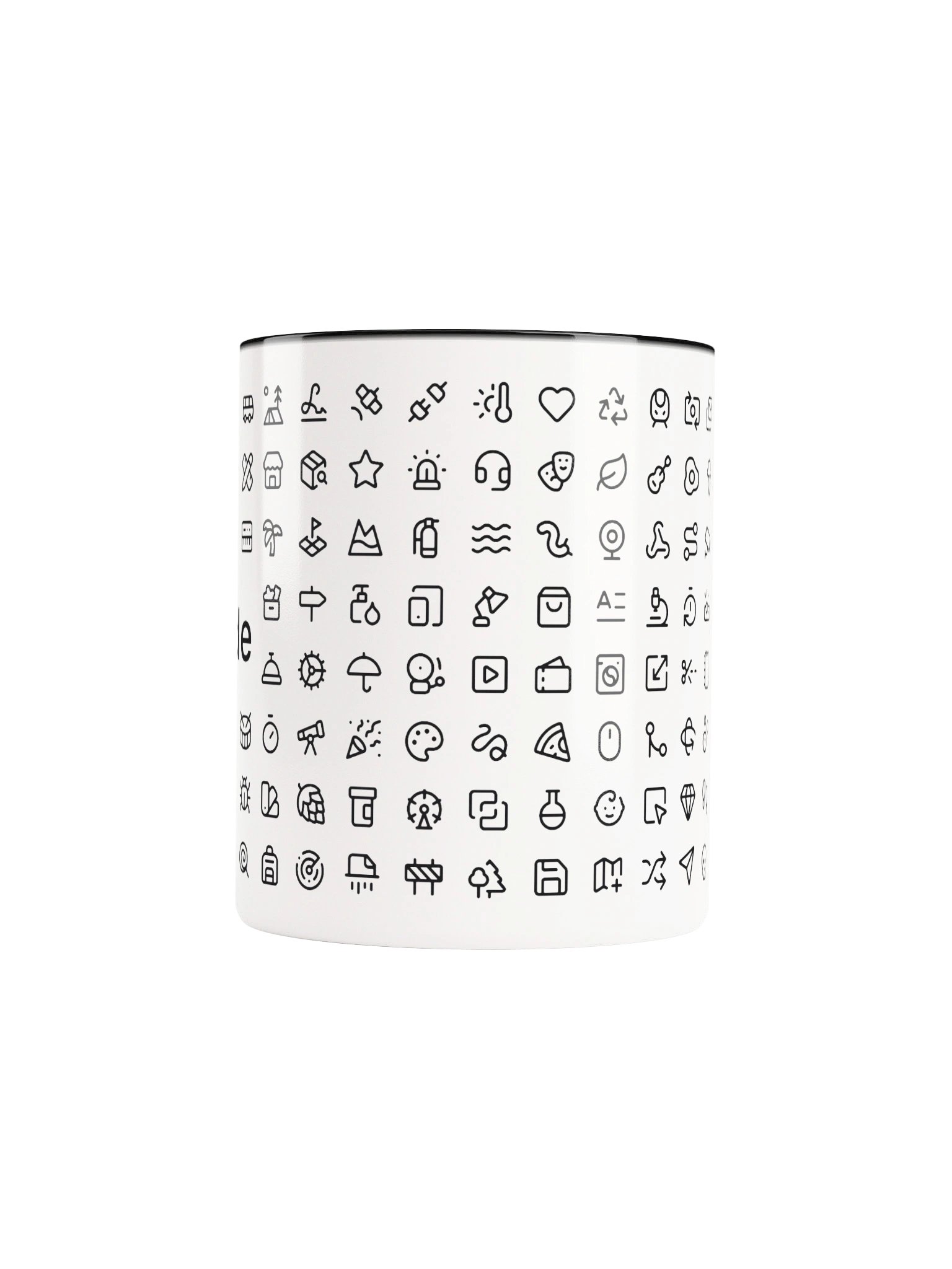 Glyph Mug Black product image (5)
