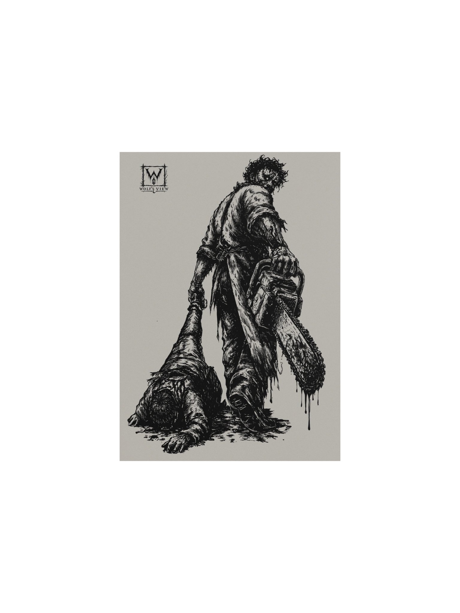 Tattoo Series- Leatherface- Poster Print product image (2)