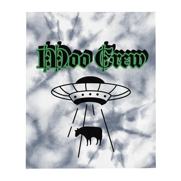 Moo Crew Throw Blanket product image (1)