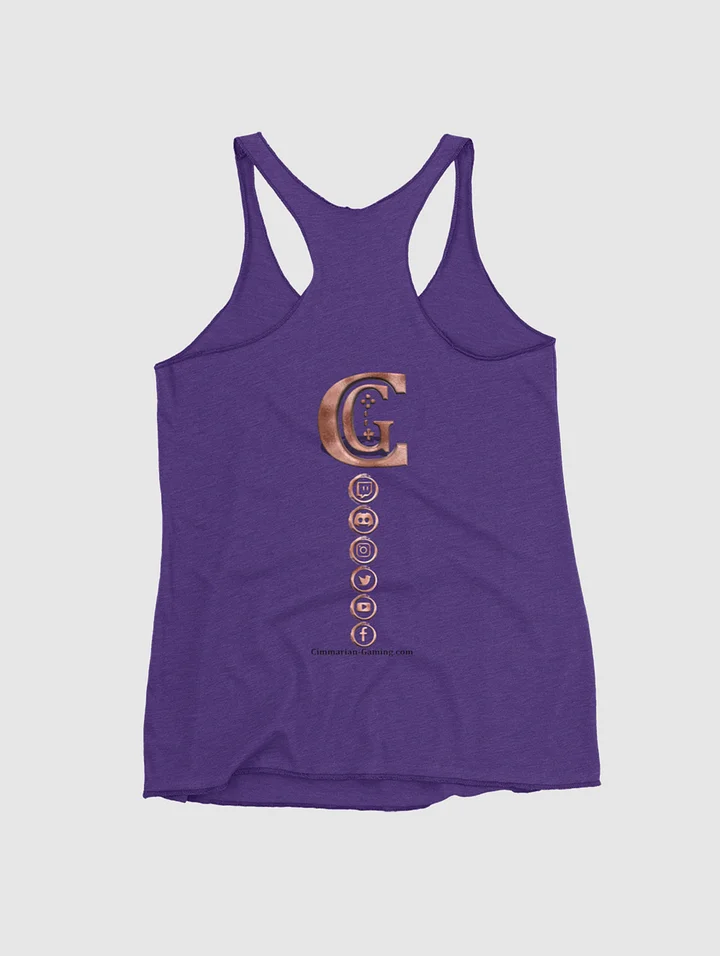 Rose Gold Logo Women's Racerback Tank product image (2)