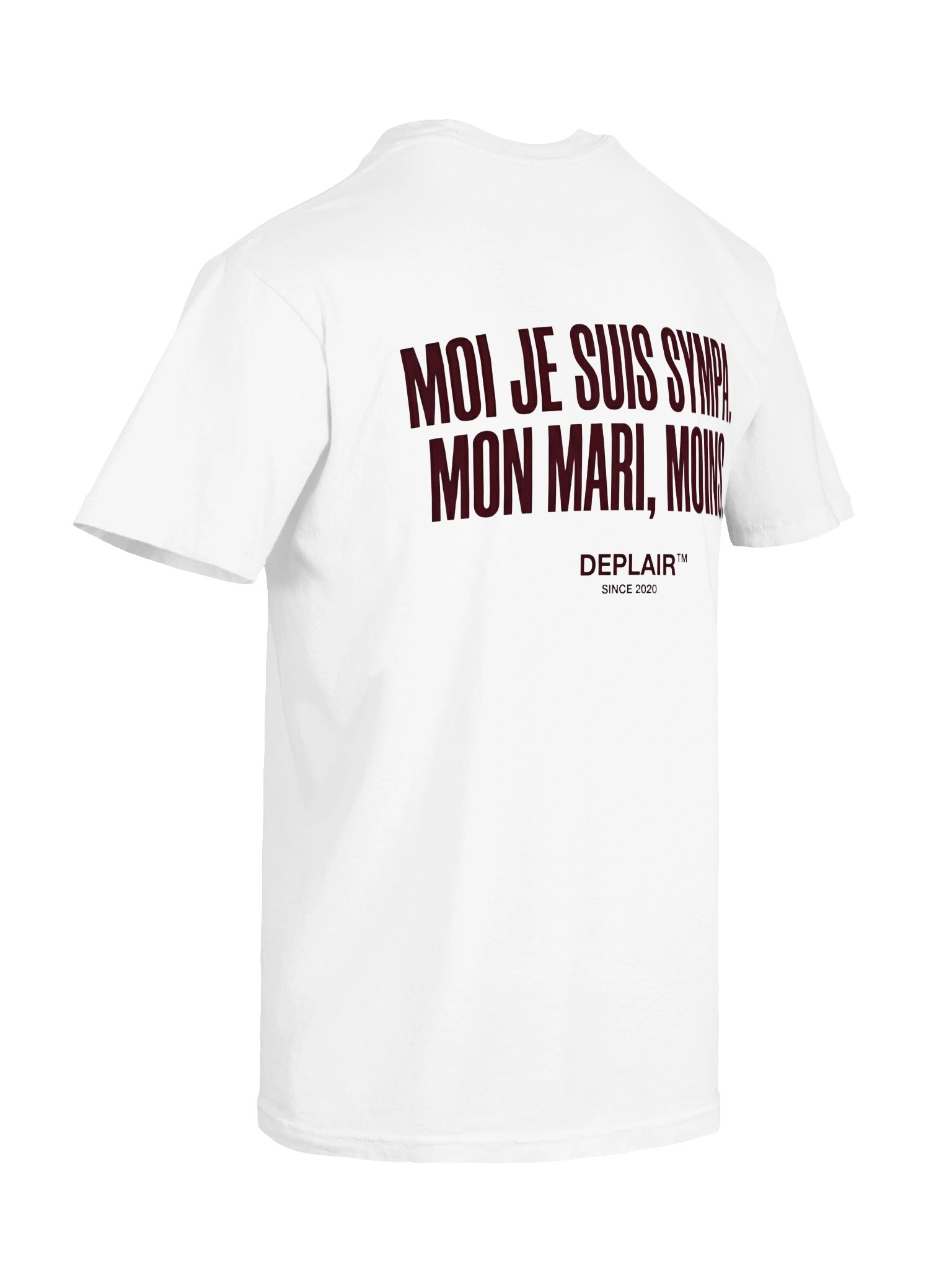 Moi je suis sympa. Mon mari, moins. — T-shirt femme product image (4)