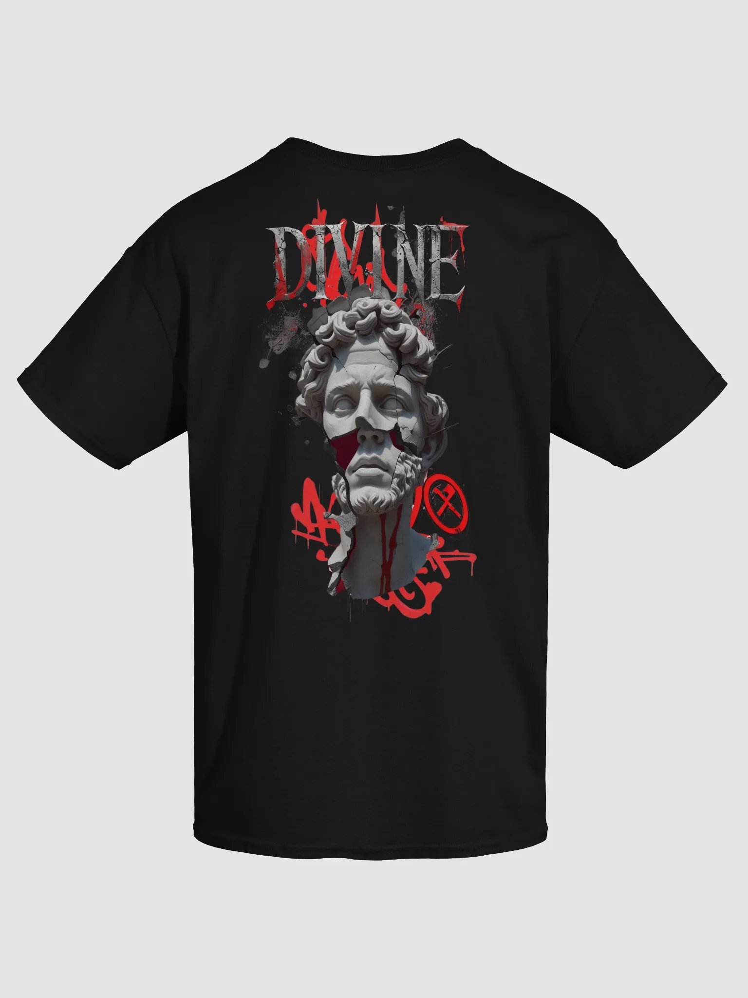DIVINE ERROR Graphic Tee | Streetwear | Unisex Cotton T-Shirt product image (4)