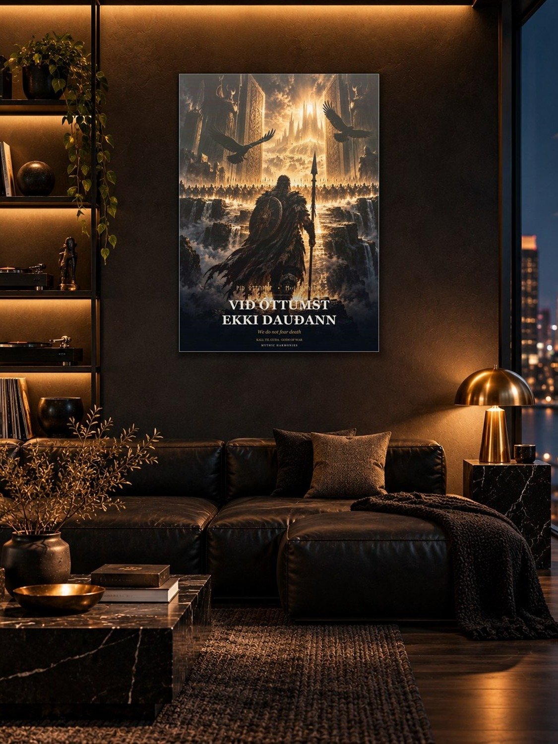 Við óttumst ekki dauðann — Gods of War Art Poster product image (1)