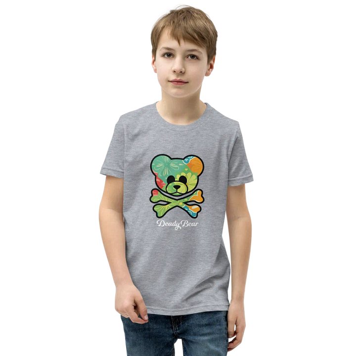 Deady Bear Floral Design Youth T-Shirt product image (11)