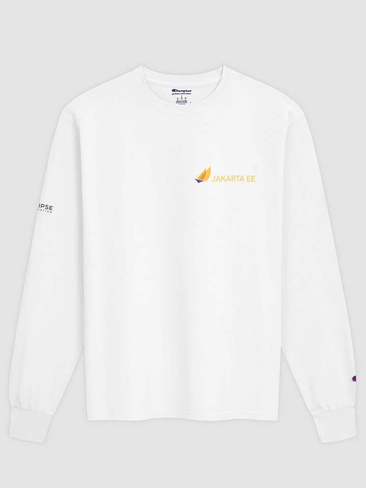 Jakarta EE White Long-Sleeve Tee product image (1)