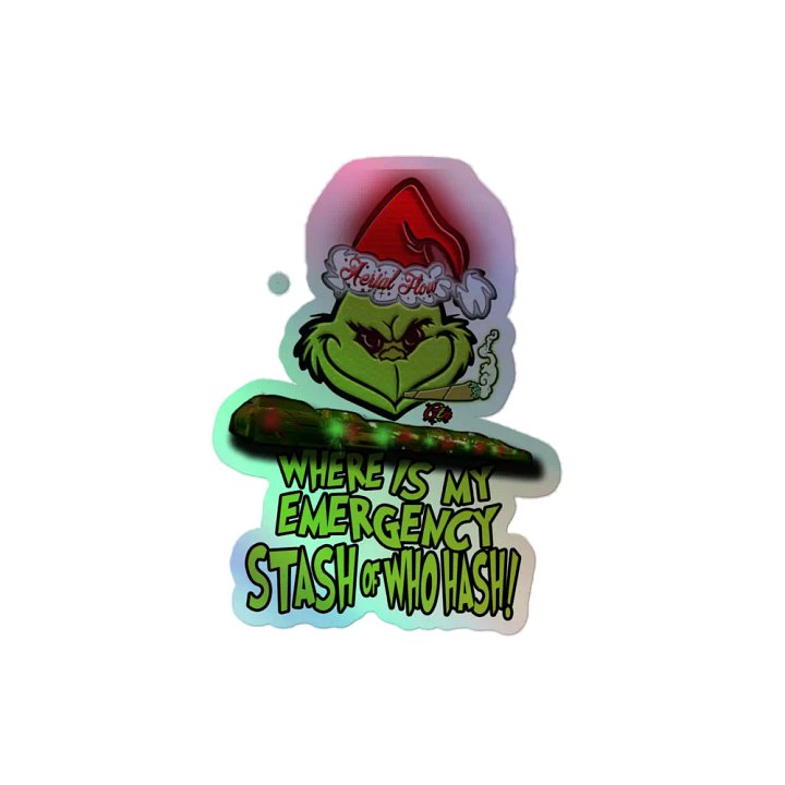Stash of WhoHash Holographic Sticker product image (2)