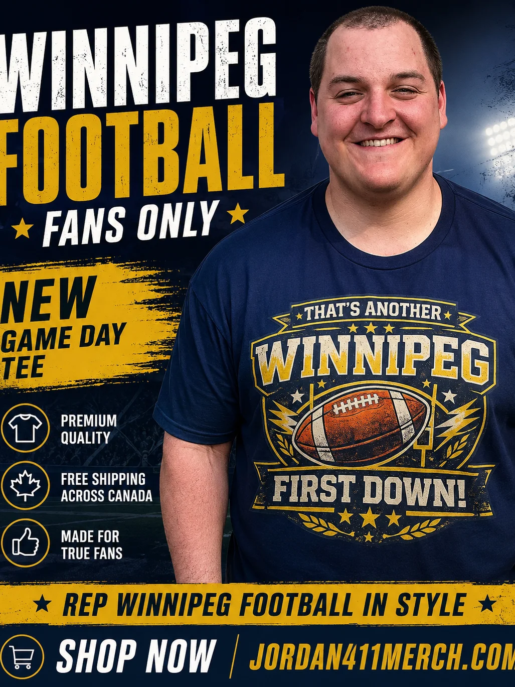 That's Another Winnipeg First Down! — Everyday Tee product image (1)