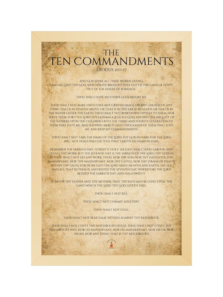 Ten Commandments Poster product image (1)
