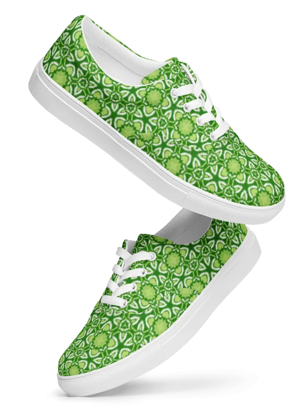 Symmetric Green Dream Lace-Ups product image (4)