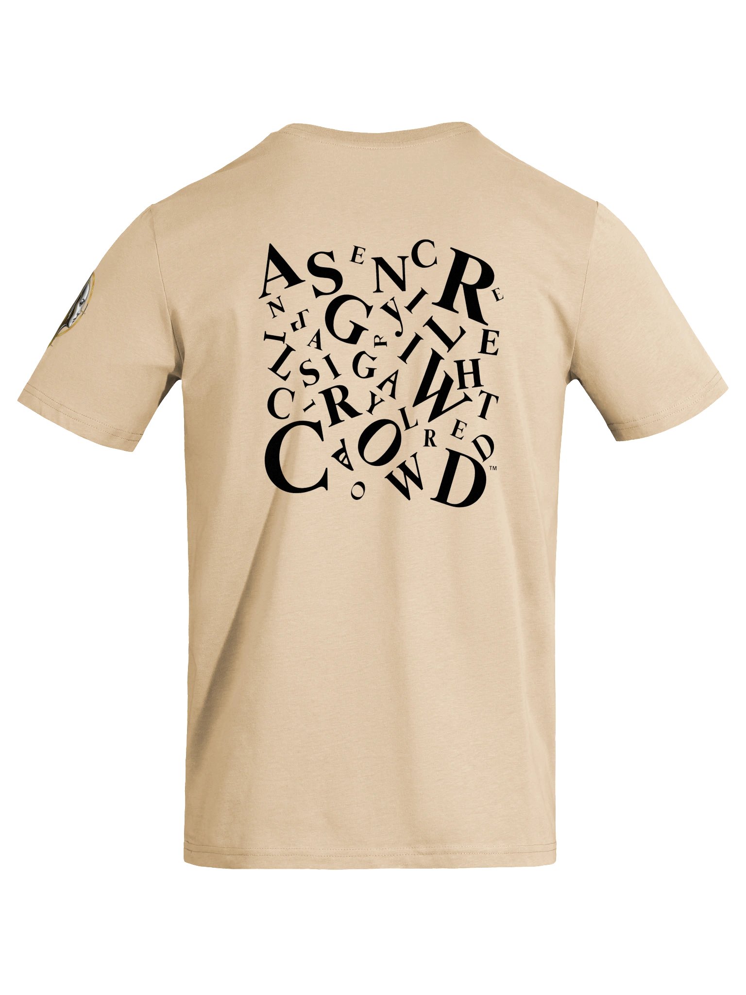 A Single Cry Against the Crowd™ — Signature Natural Statement T-Shirt product image (9)
