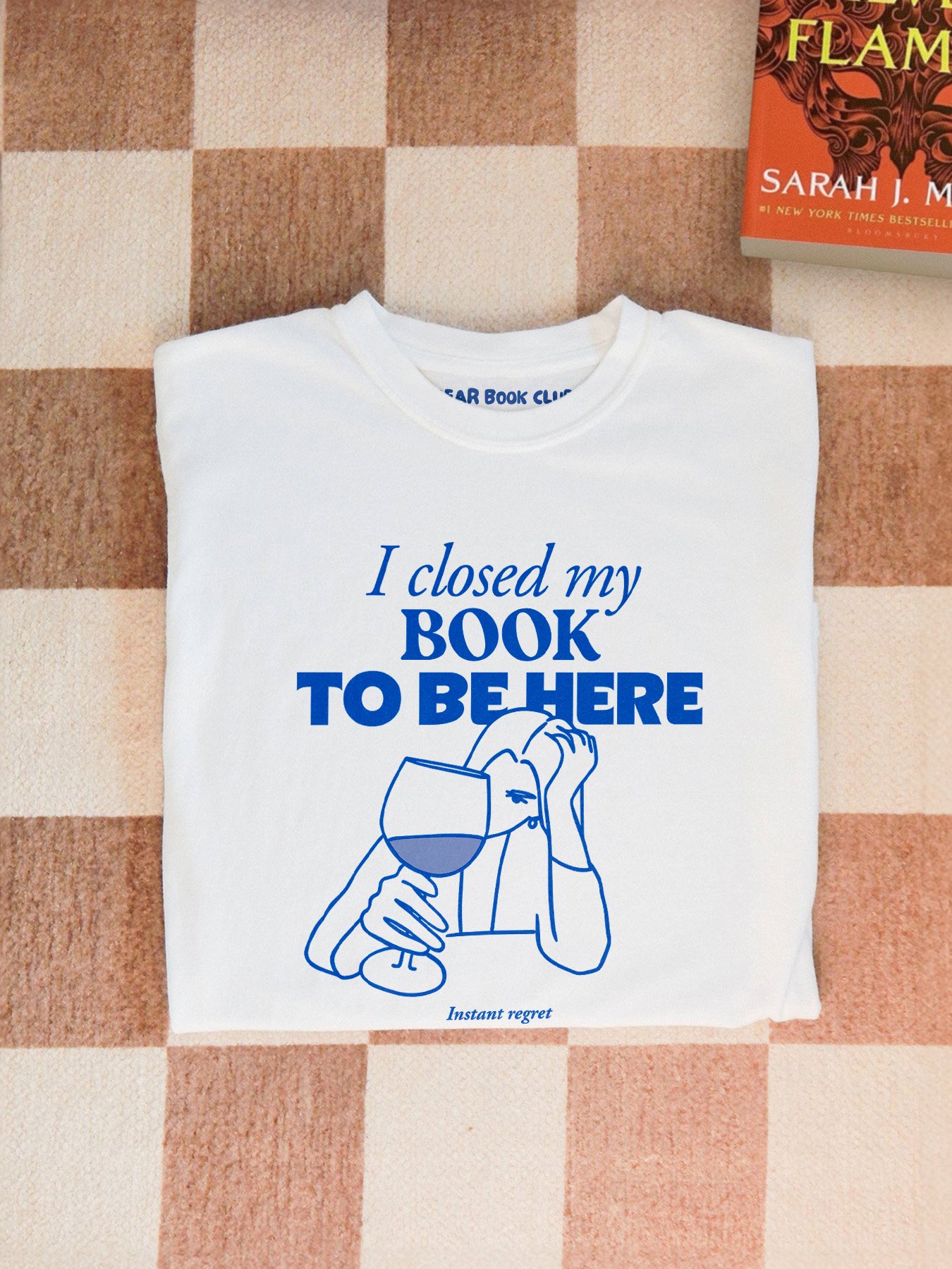 I Closed My Book to Be Here - Baby Tee product image (3)