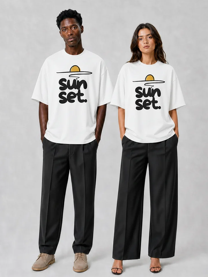 Solar Horizon Unisex Oversized Tee product image (1)
