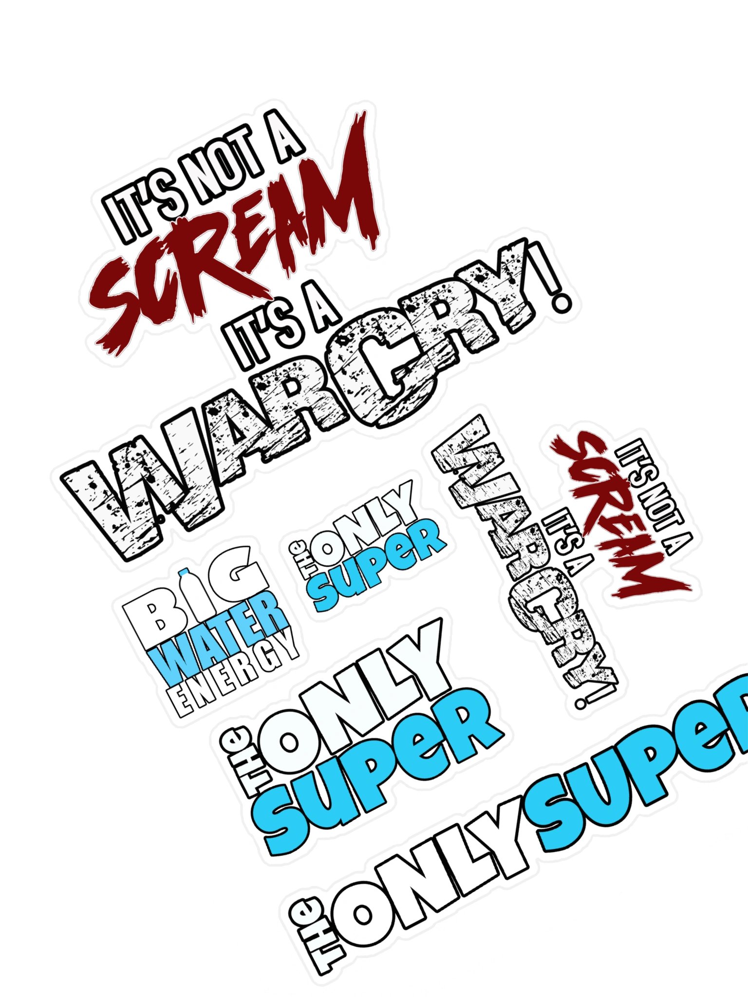 It's not a Scream, It's a WarCry! - Sticker Pack product image (1)
