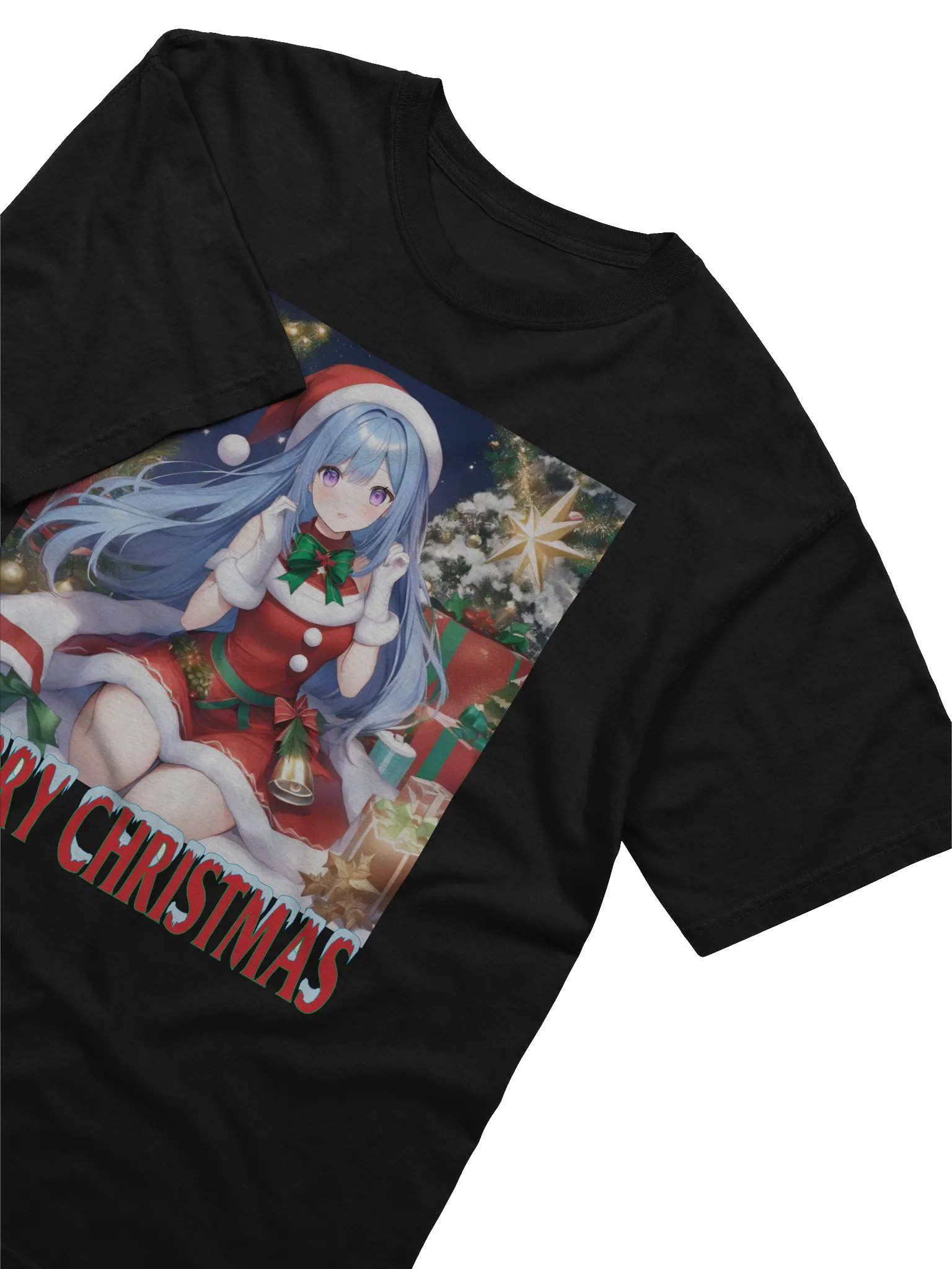 Santa's Secret: Comfort Cotton Christmas Tee product image (7)