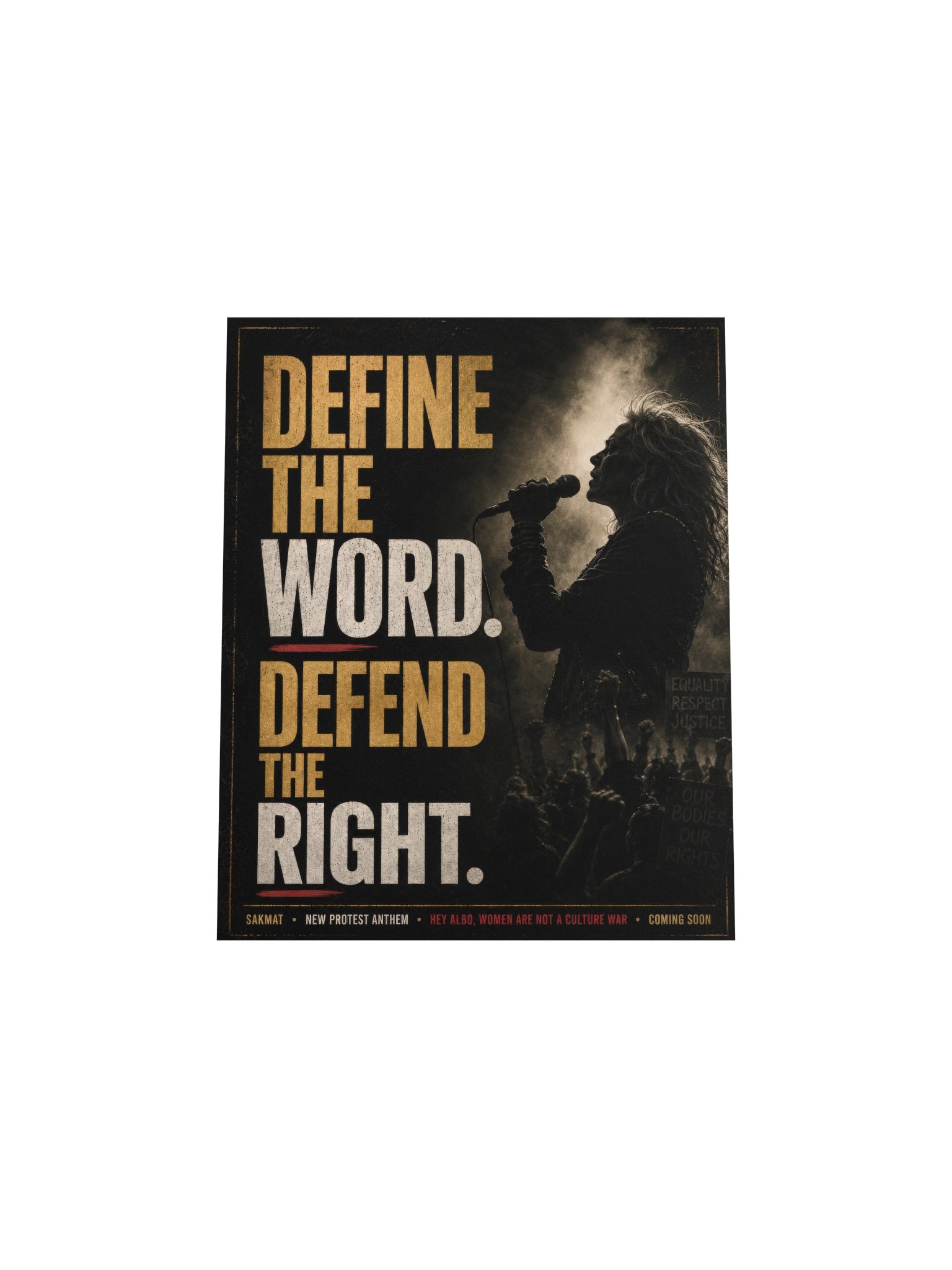Define the Word. Defend the Right. Poster product image (11)