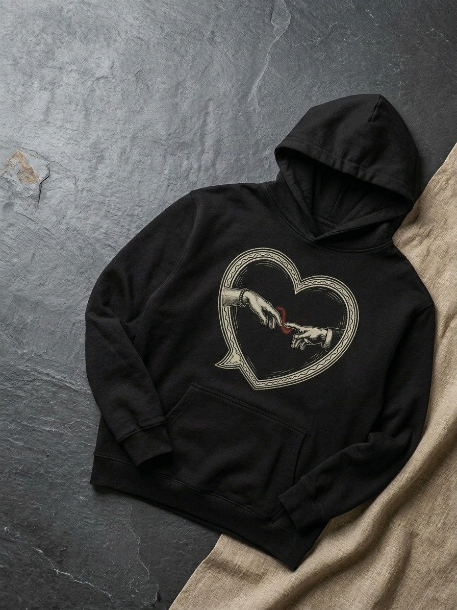 Long Distance Connection Hoodie – Subtle LDR Gift for Couples product image (2)