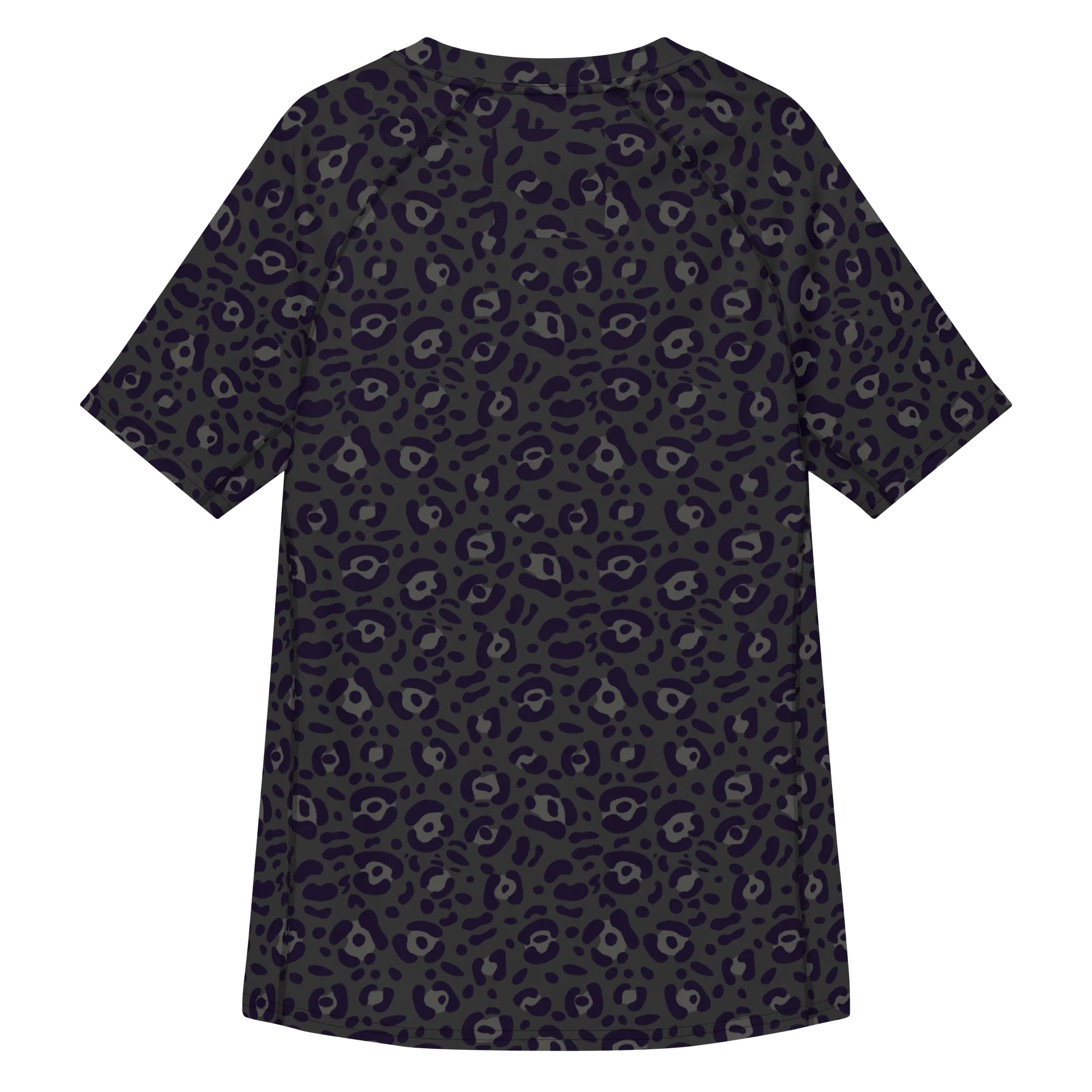 Leopard Print Men's Recycled Rash Guard for Active Wear product image (2)