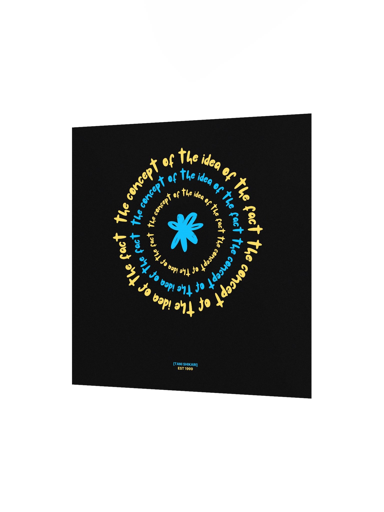 concept of a poster (black) product image (2)