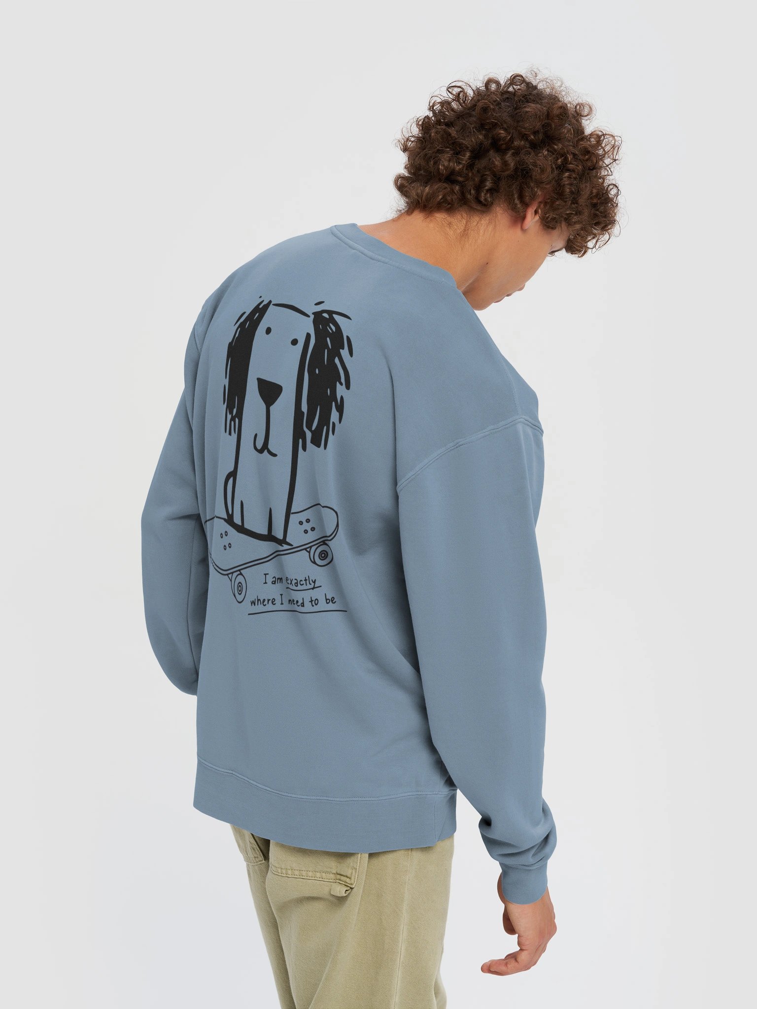 Skate Dog Crew Sweatshirt product image (2)