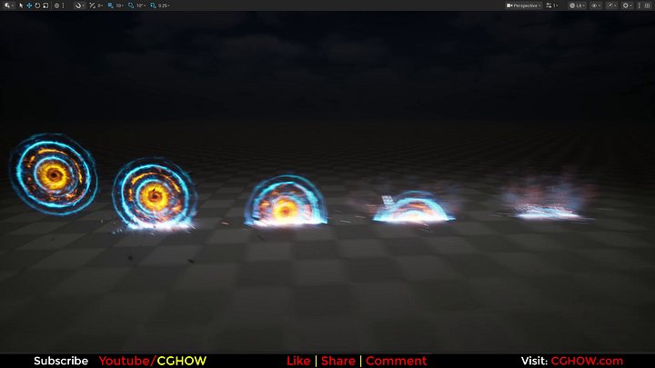 Energy Disk FX in Unreal Engine 5 Niagara product image (1)