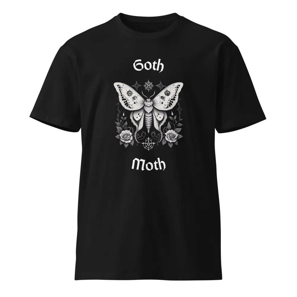 Goth Moth Unisex Premium Tee Gothic style product image (1)