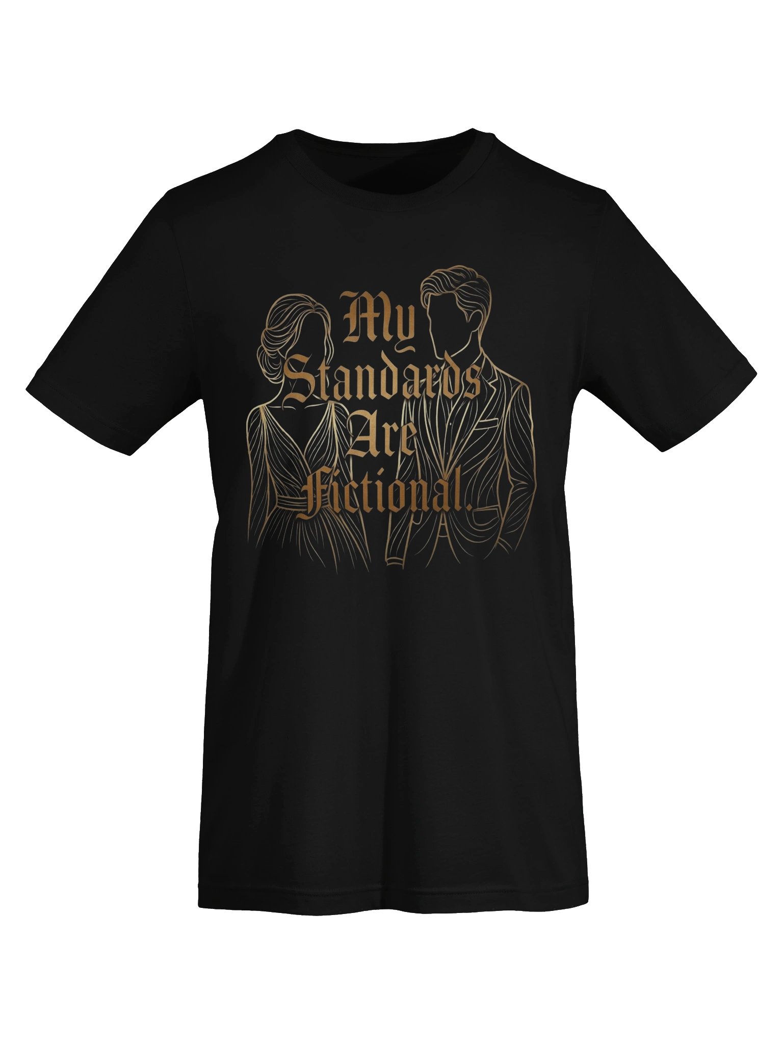 "My Standards Are Fictional" Premium Gothic Romance Tee product image (34)