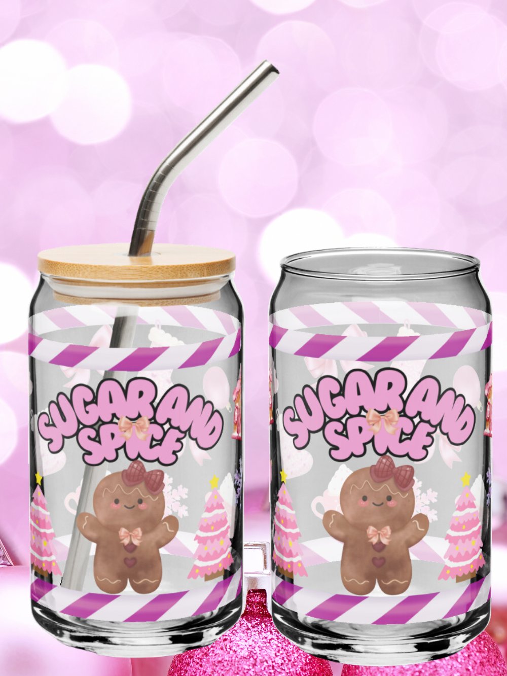 Gingerbread Pink Glass Set product image (6)
