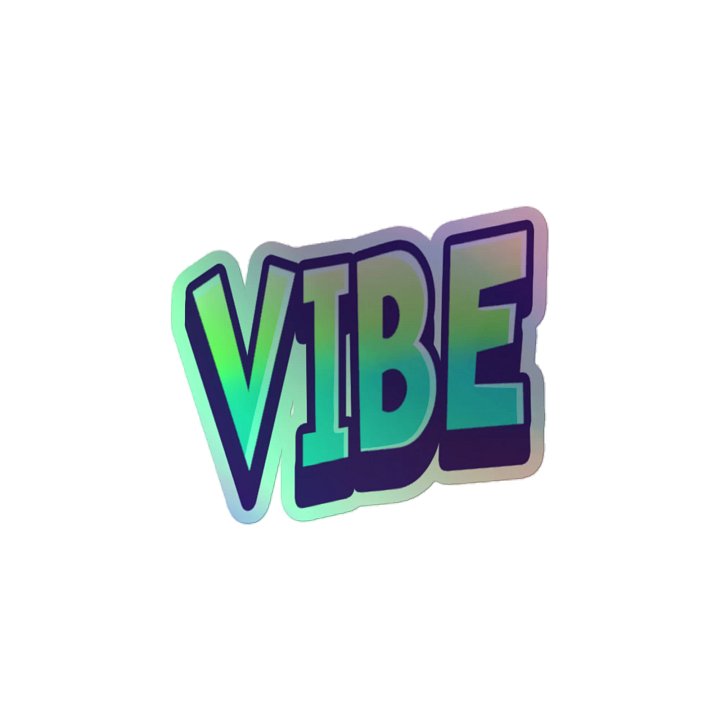 Vibe Holographic Sticker product image (2)