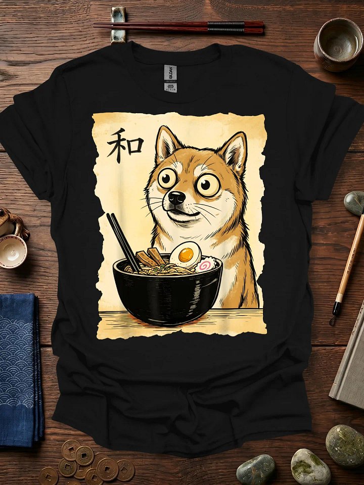 Shiba Inu Ramen Bowl T-Shirt product image (11)