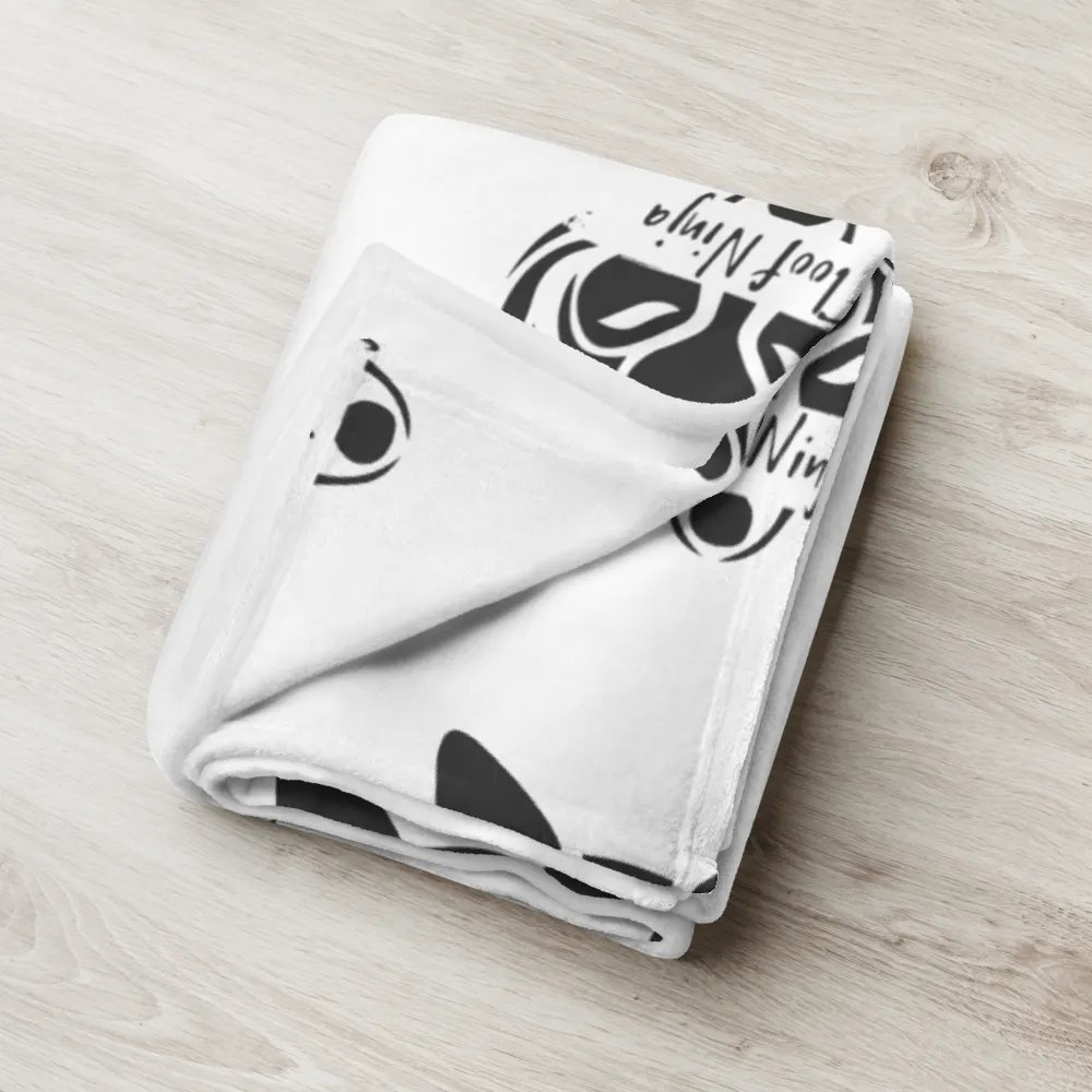 Floof Ninja Throw Blanket - 50″ × 60″ (127 × 153 cm) product image (6)
