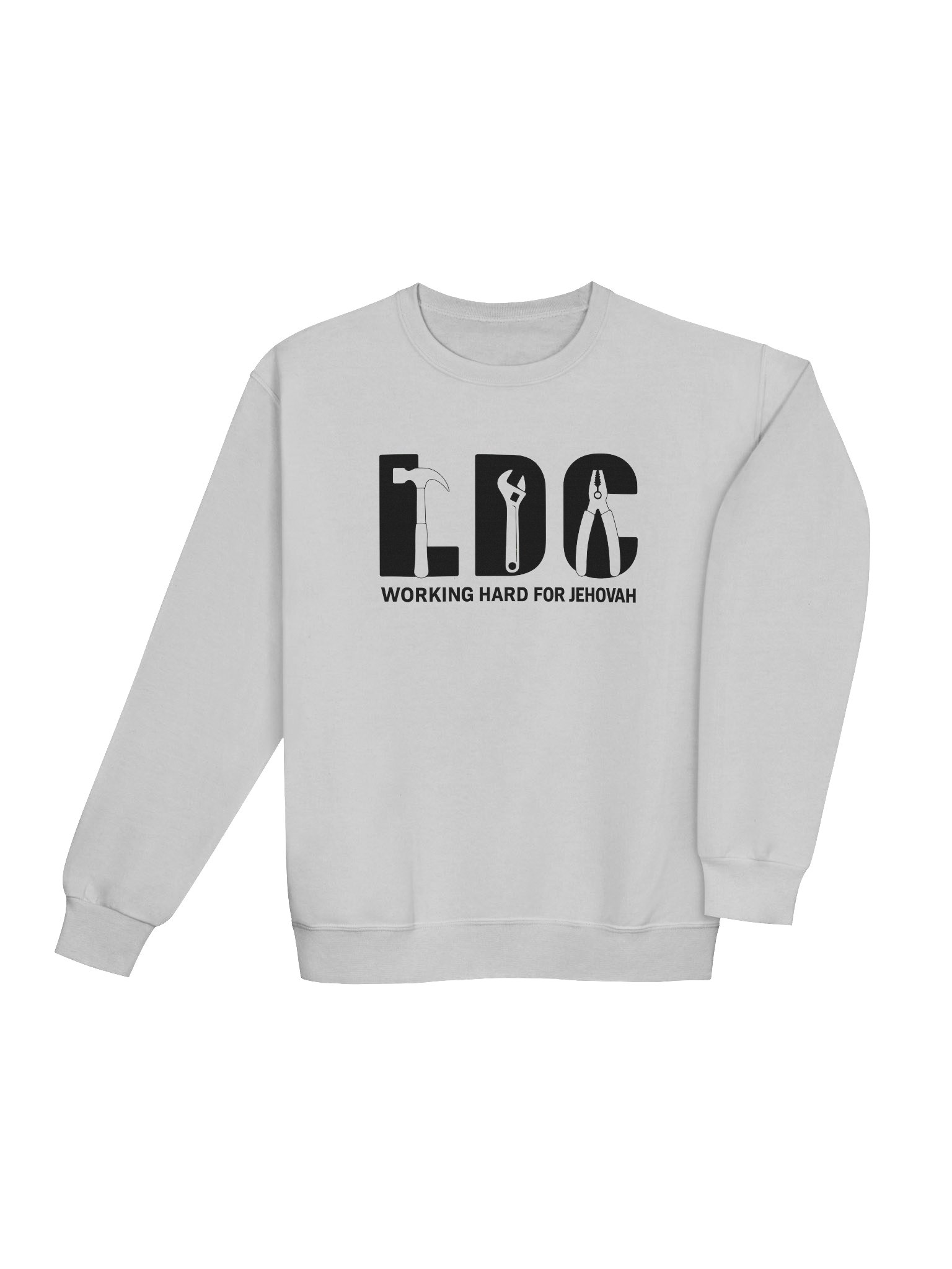 LDC "Working Hard for Jehovah" Crewneck Sweatshirt product image (3)