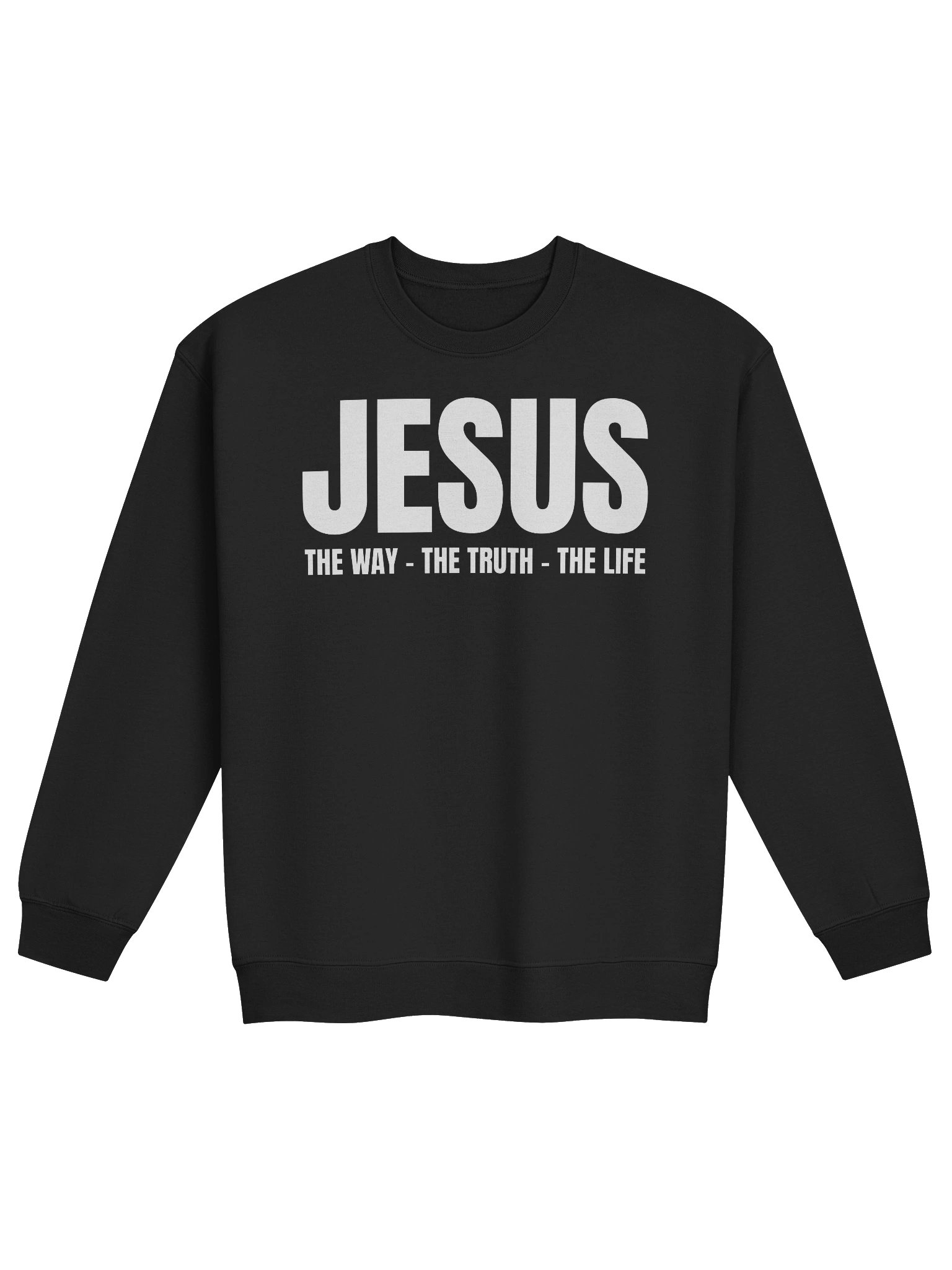 Jesus The Way The Truth and The Life Classic Crewneck Sweatshirt product image (1)