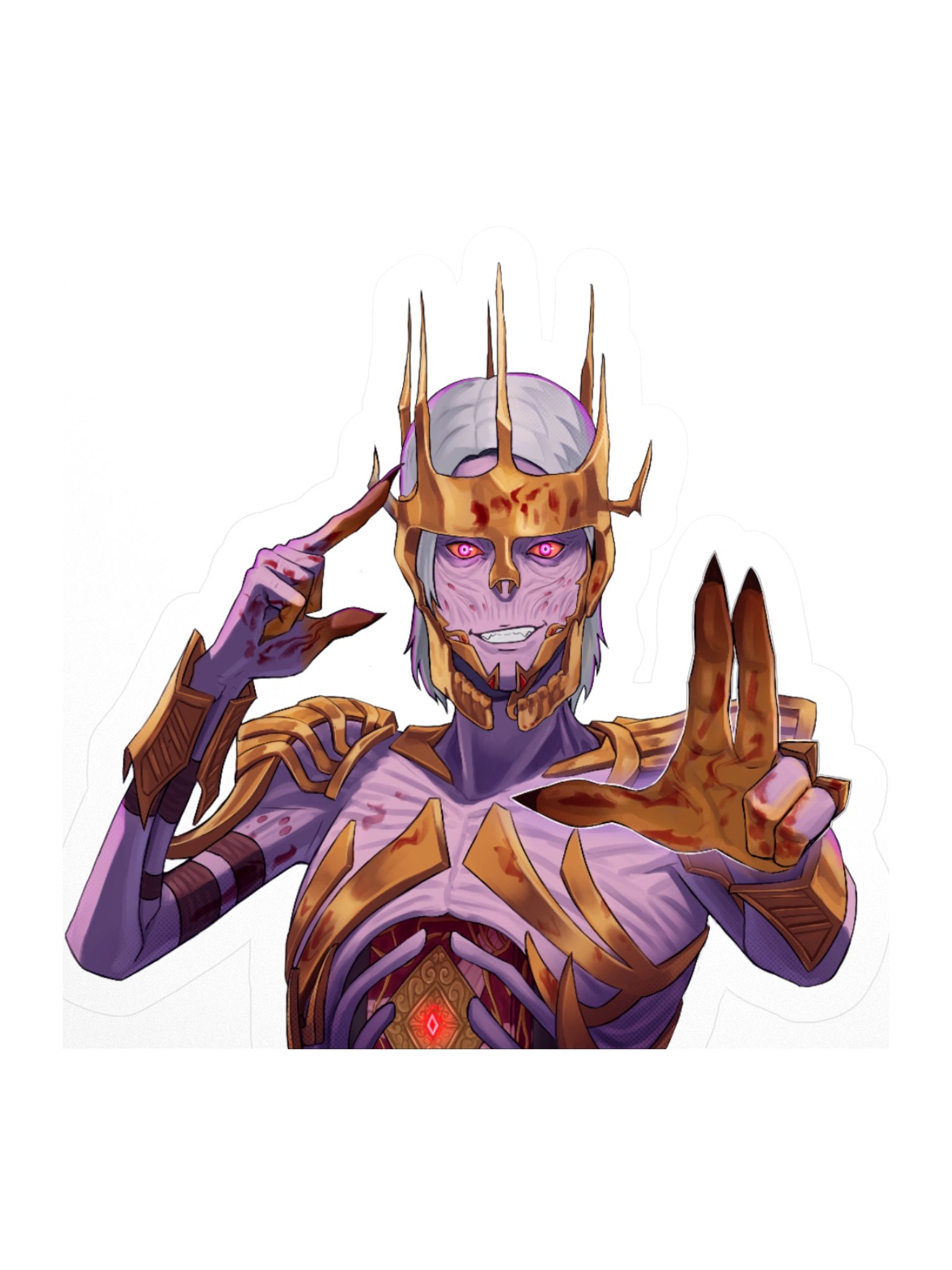 Refined Lich Sticker Set product image (1)